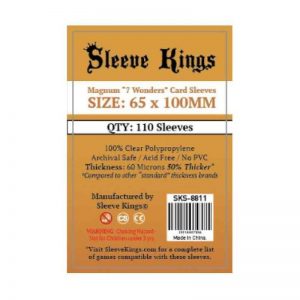 SLEEVE KINGS MAGNUM 7 WONDERS (65 X 100 MM)