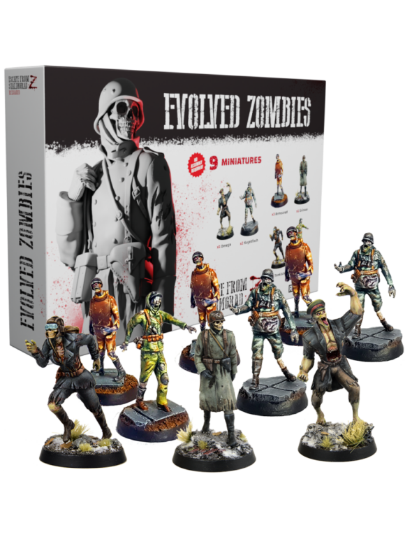 RESERVA ESCAPE DE STALINGRADO Z SET MINIS ZOMBIS EVOLUCIONADOS