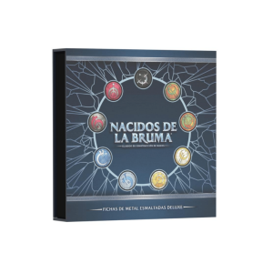 RESERVA NACIDOS DE LA BRUMA, FICHAS DE METAL ESMALTADAS DELUXE